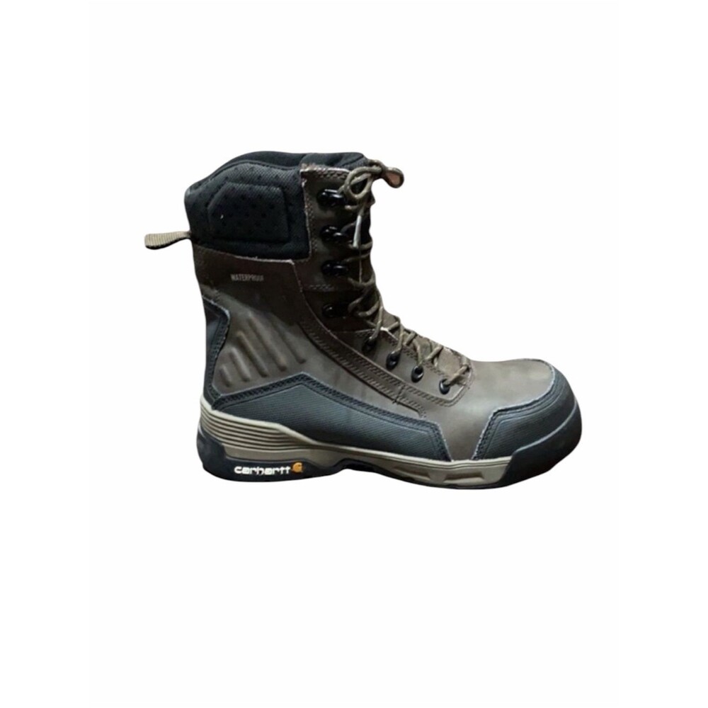 Carhartt CMA8346 Force Brown Waterproof Work Boot Size 9.5